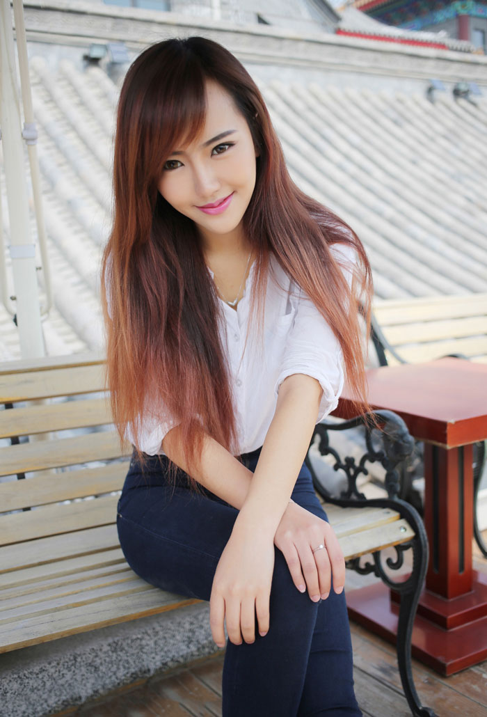 优星馆赵婉妮白衬衫甜美性感写真