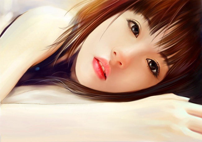 忧伤女生图片