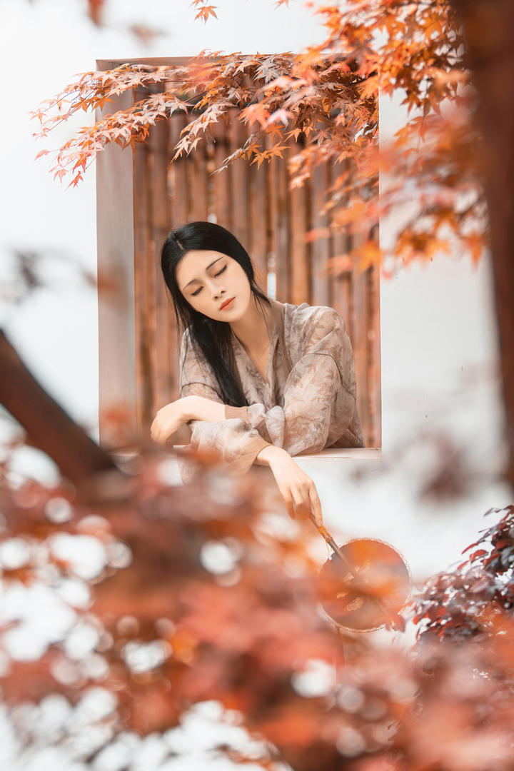 古风意境汉服美女高清艺术照图片