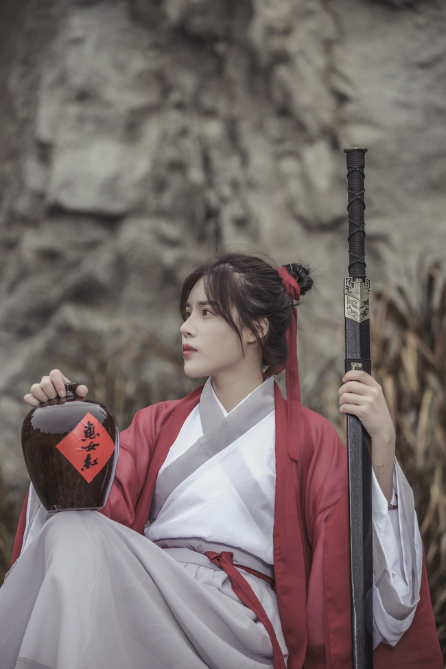 侠女风古典美女写真摄影图片