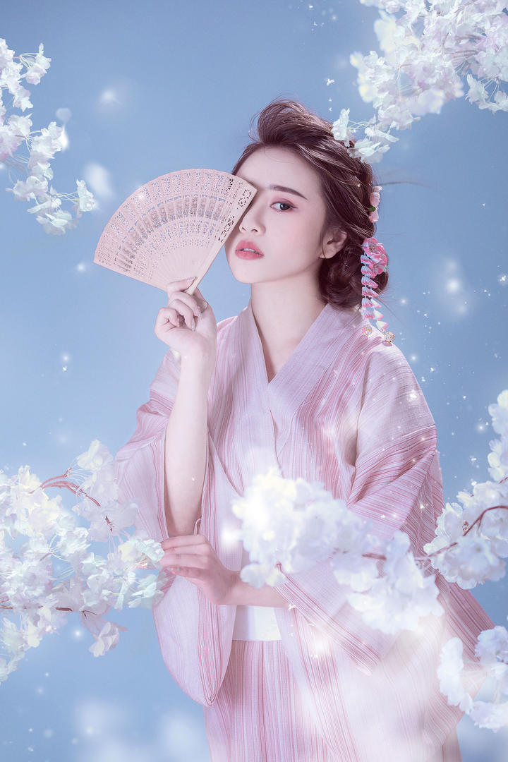 4K唯美日本和服女生壁纸高清图片