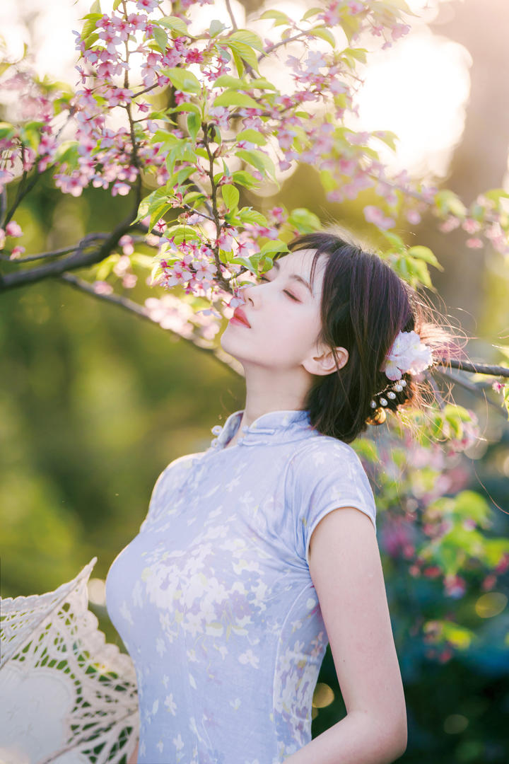 唯美清纯古典东方美人旗袍写真图片