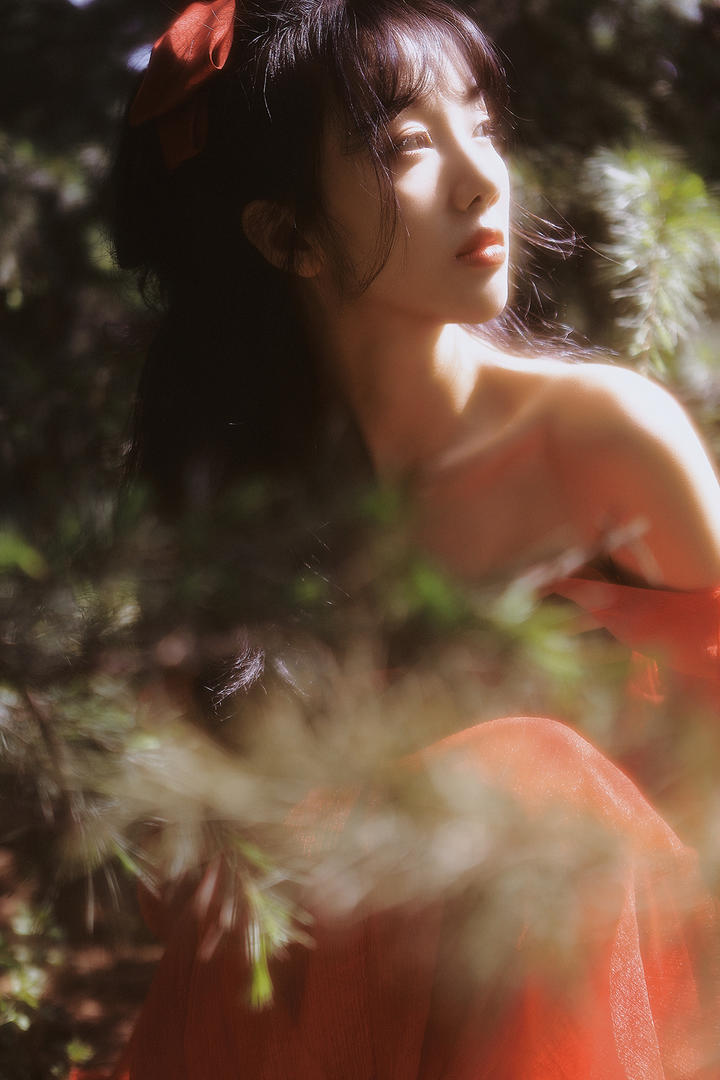 好看的头像女生光魅写真图片