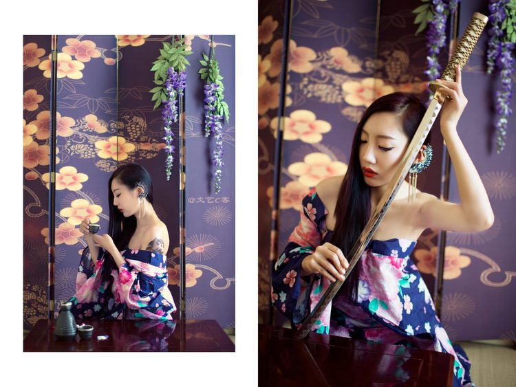 和服少女隐藏在背后的秘密