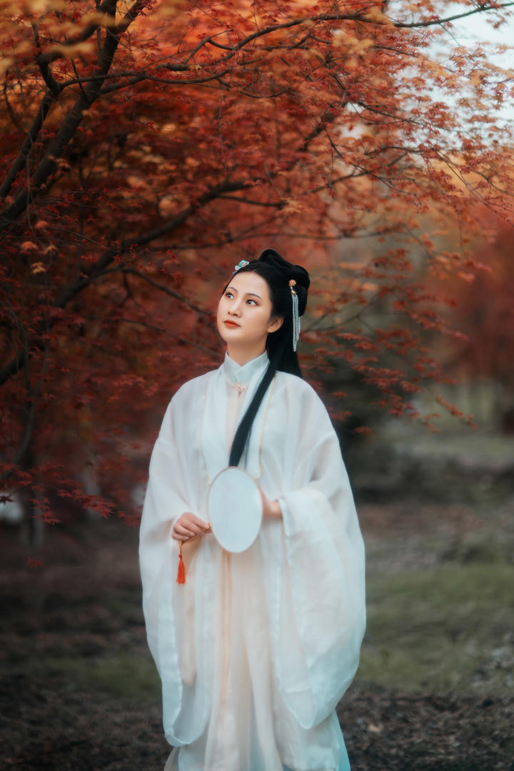 清纯唯美古风汉服女生高清壁纸图片大全