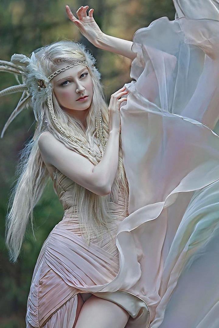 西方美女模特艺术人像人体摄影写真图片