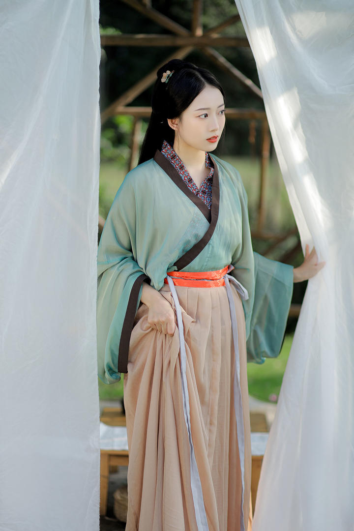 清纯古风古韵汉服美女艺术写真壁纸图片