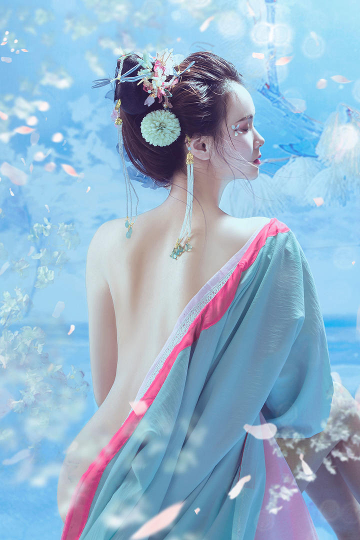 唯美古风图片女生背影伤感壁纸图片大全
