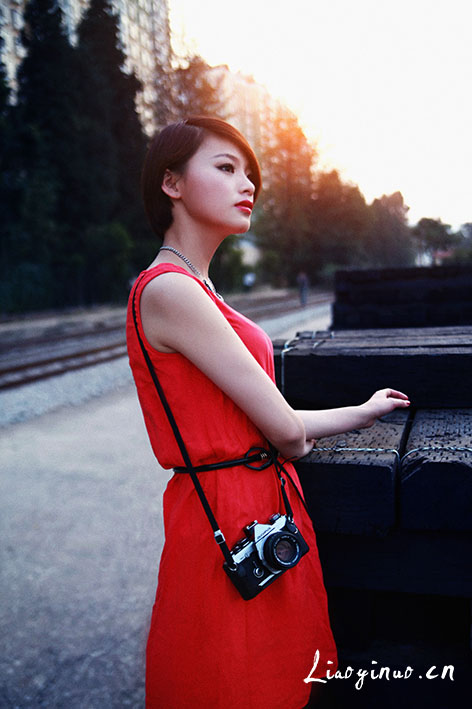 清新少女花留下的痕迹