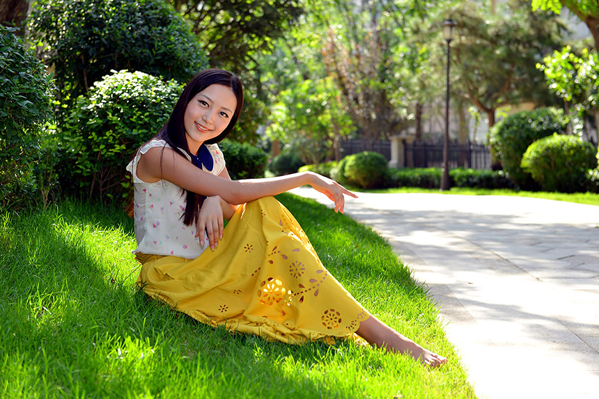 清新淑女长裙夏日写真