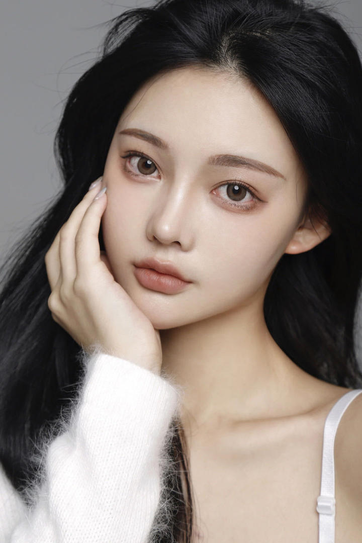 超高清精致五官极品美女特写图片