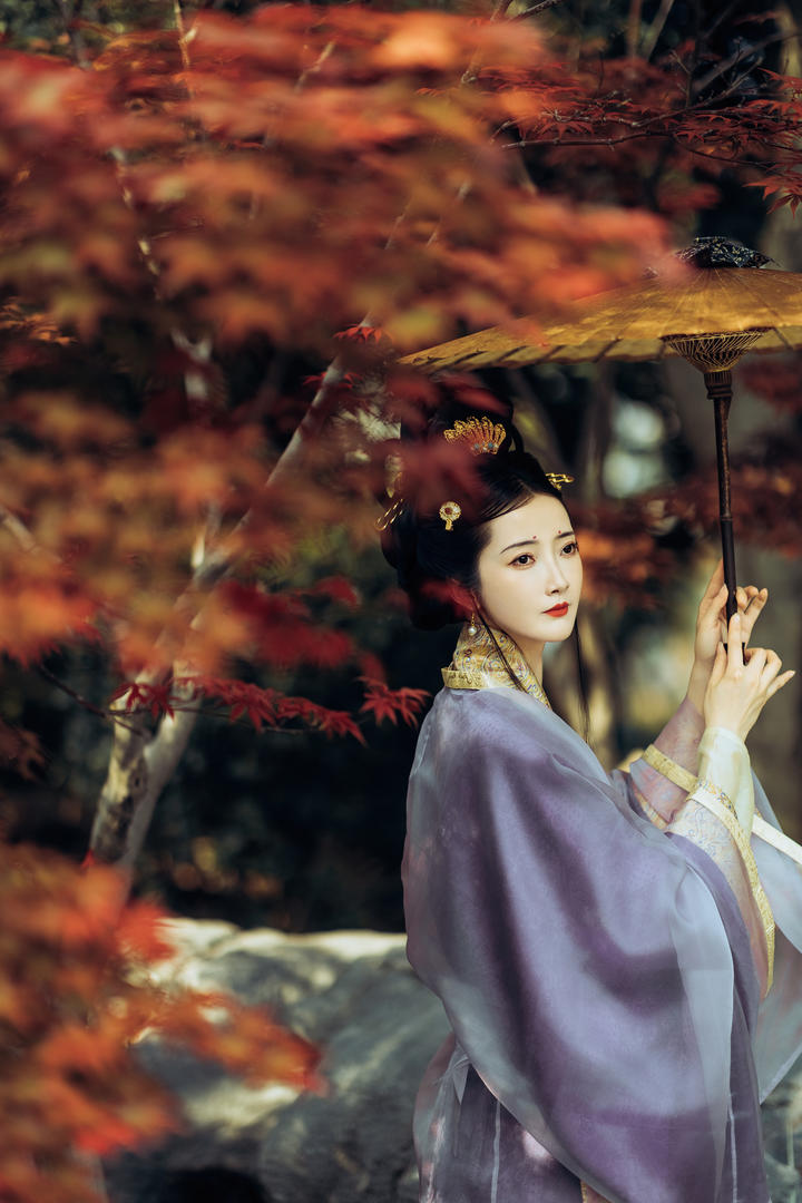 温柔古典汉服美女图片