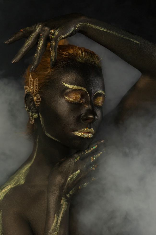 欧美极品人体彩绘艺术摄影图片