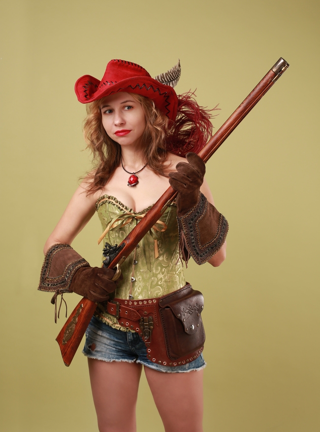 狂野美女个人艺术写真摄影图片