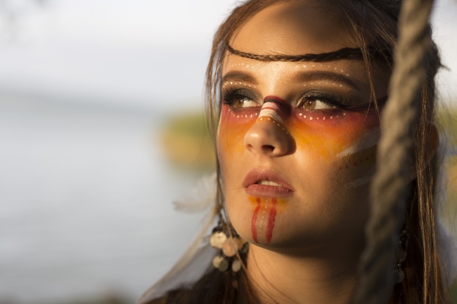 外国部落美女写真图片