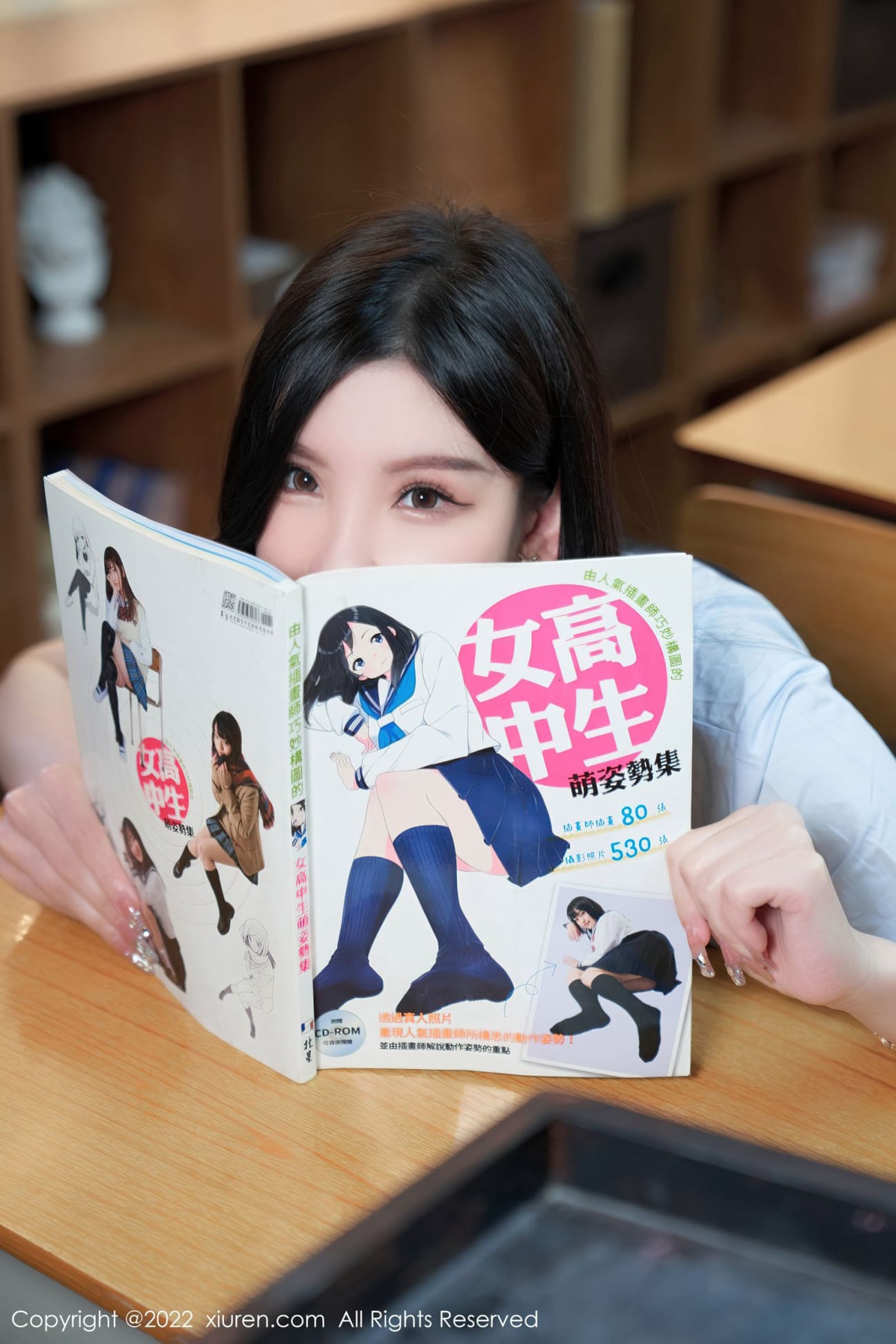 秀人网性感女神周于希Sally学妹服饰搭配丝袜系列含情写真