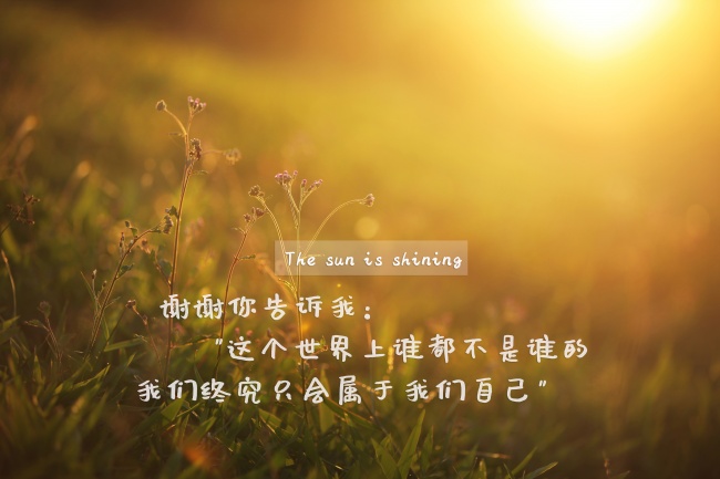 意境唯美说说带图片