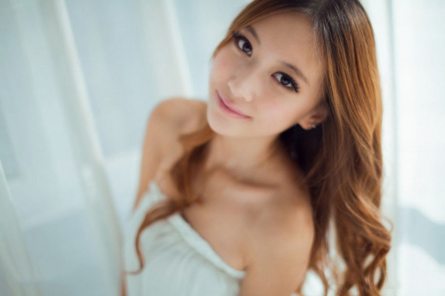 清纯的青苹果少女