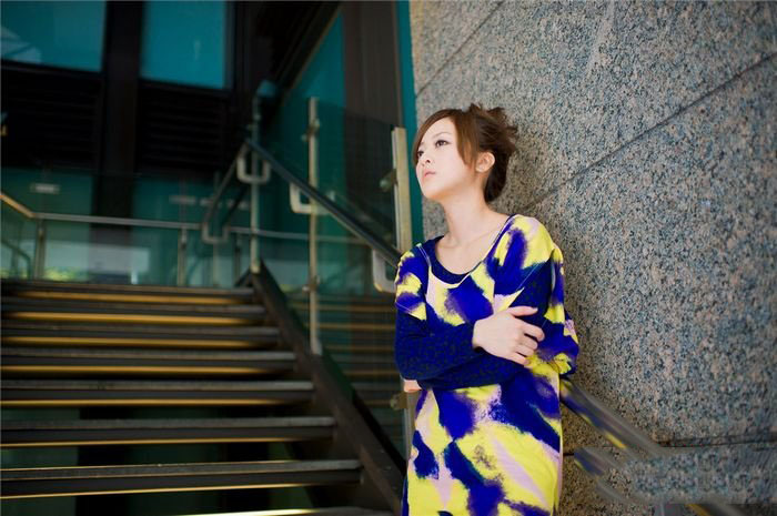 清纯美眉果子 户外时尚服饰写真