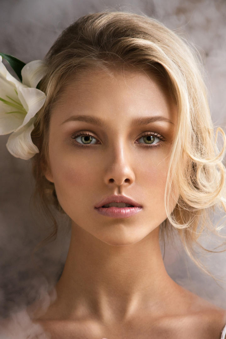 欧美美女肖像摄影图片