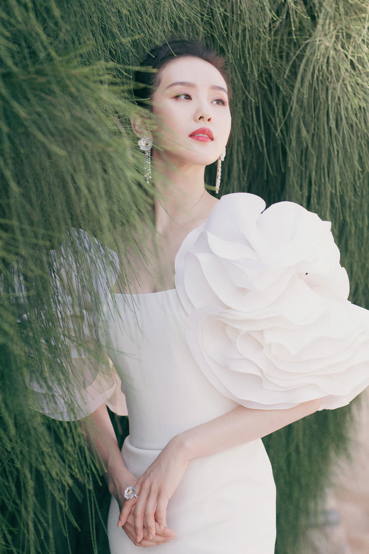 气质女明星刘诗诗户外小清新写真壁纸图片