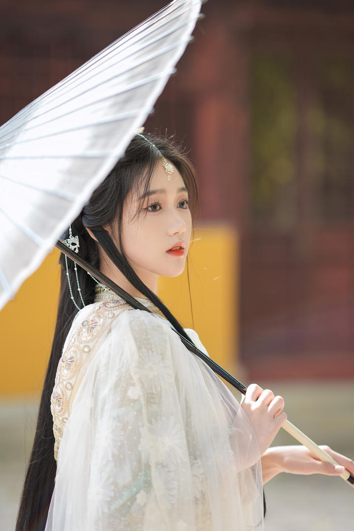 国内古典汉服美女主播唯美艺术摄影写真图片