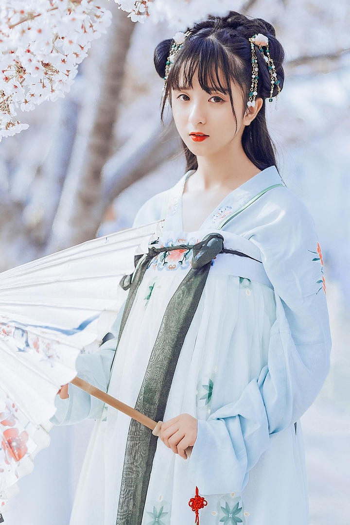 超清古装汉服美女人像艺术摄影图片