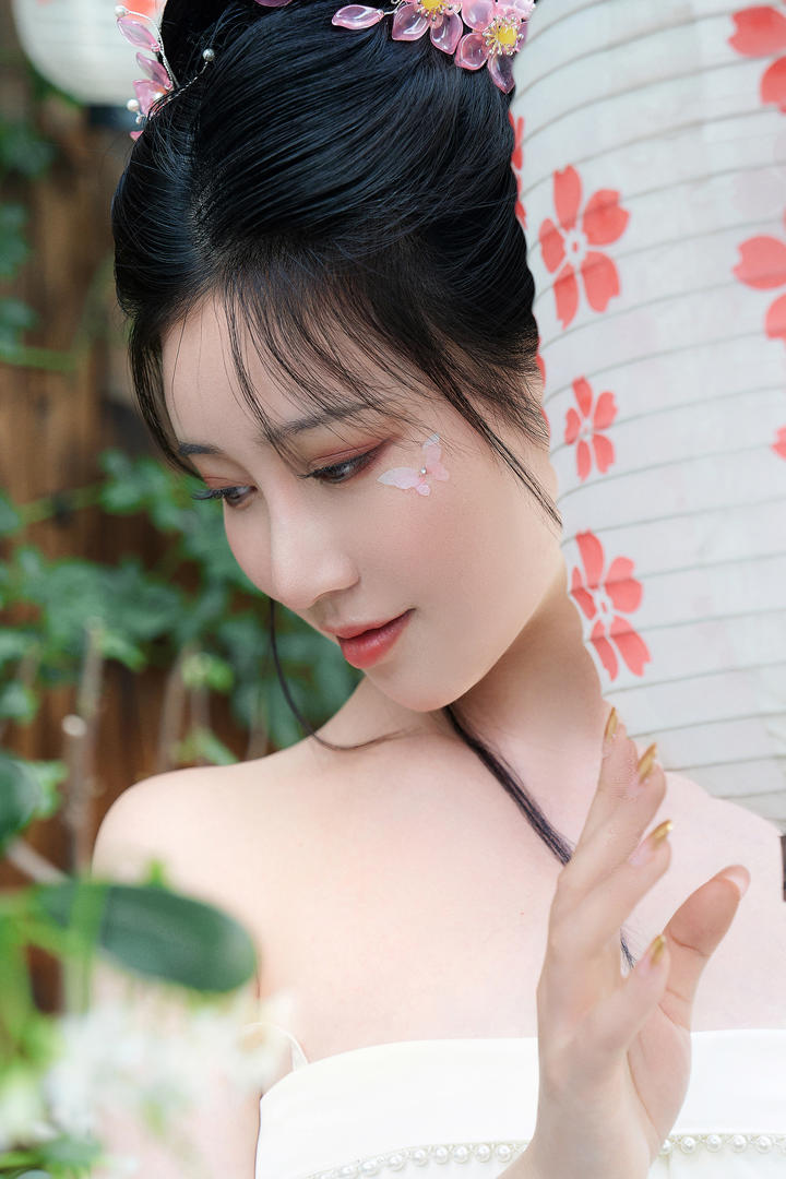 中国国潮绝美颜值古装汉服美女高清图片