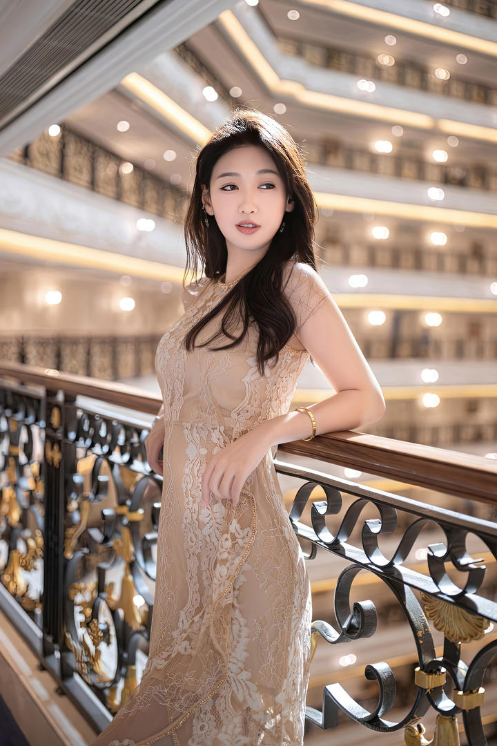 妩媚秀丽的漂亮国模唐安琪极品美女写真图片