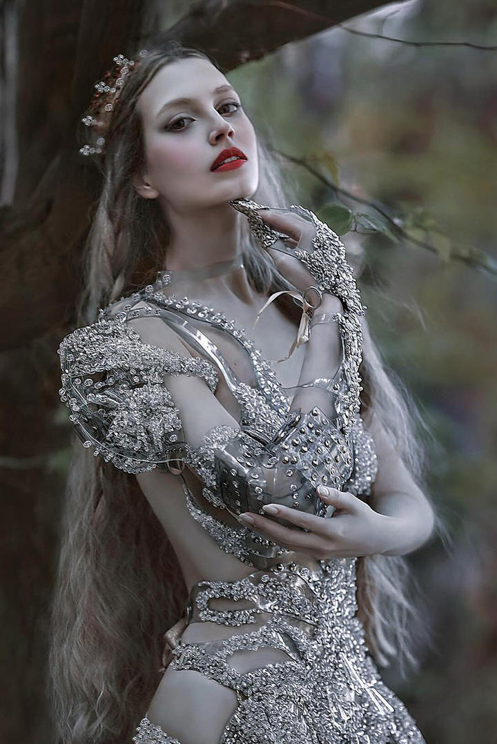 欧美漂亮美女艺术人像摄影图片