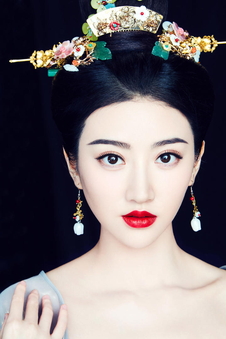 高清中国美女明星景甜古装艺术照图片欣赏