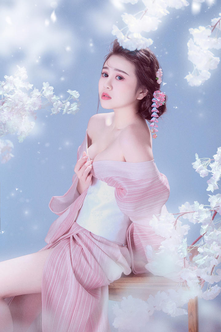 日本大胸和服美女高清人体艺术照