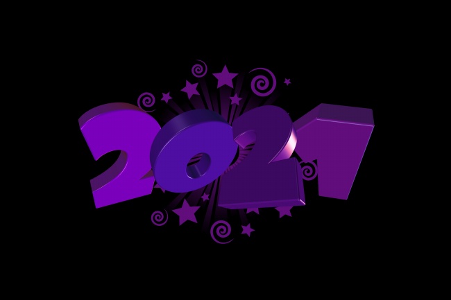 2021立体数字图片