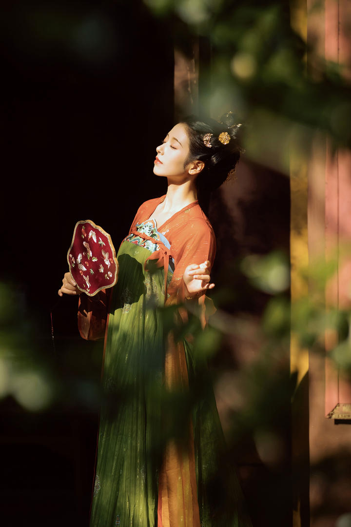 唯美古装汉服美女摄影