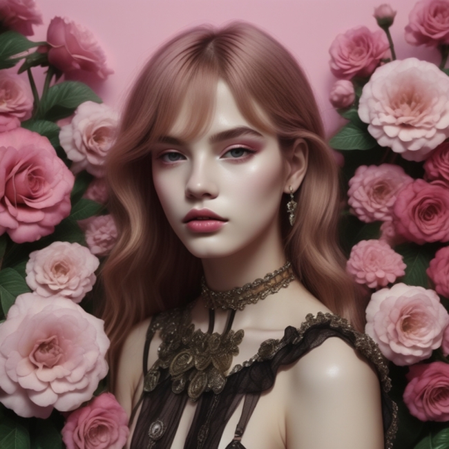 欧美时尚少女卷发发型图片