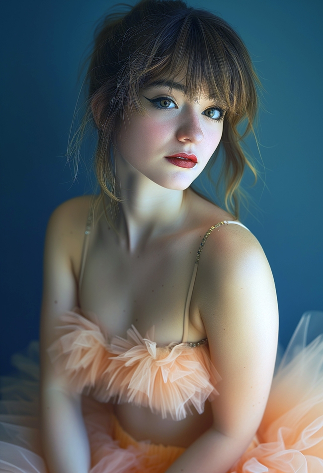 性感芭蕾舞美女人体模特艺术摄影图片