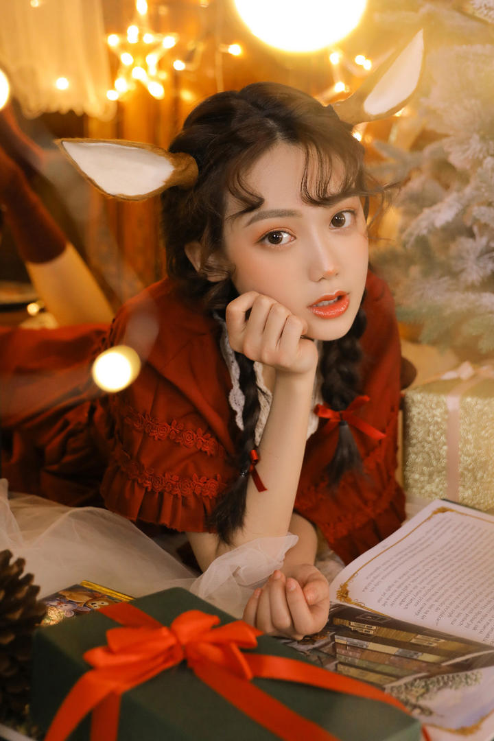 萌萌的圣诞小鹿qq女生头像图片大全