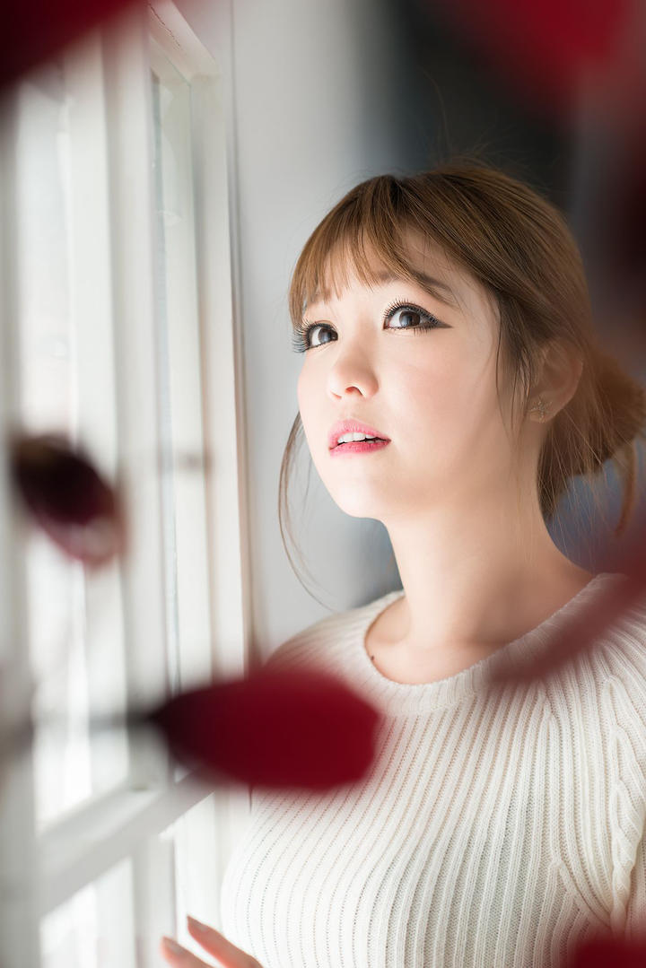 高清漂亮的韩国美女模特李恩慧特写图片