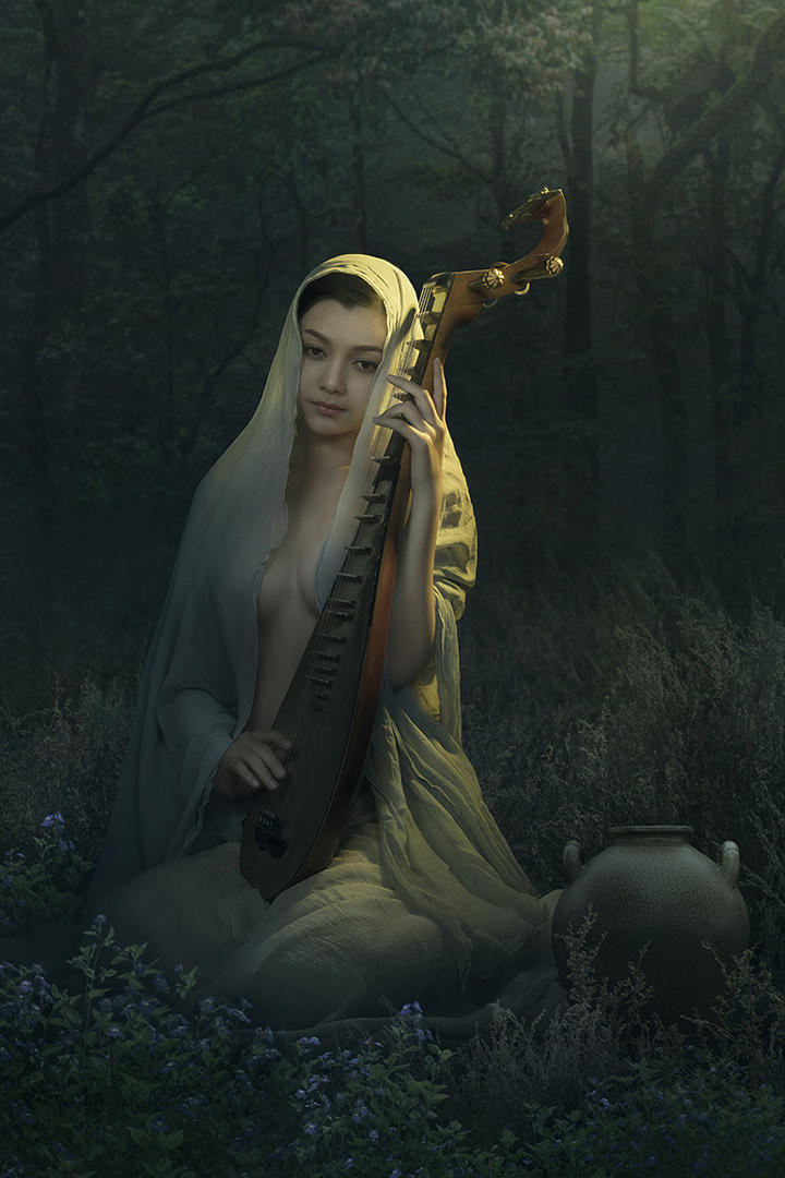 唯美越南美女艺术人像摄影写真图片