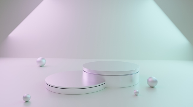 3D产品展示台摄影图片