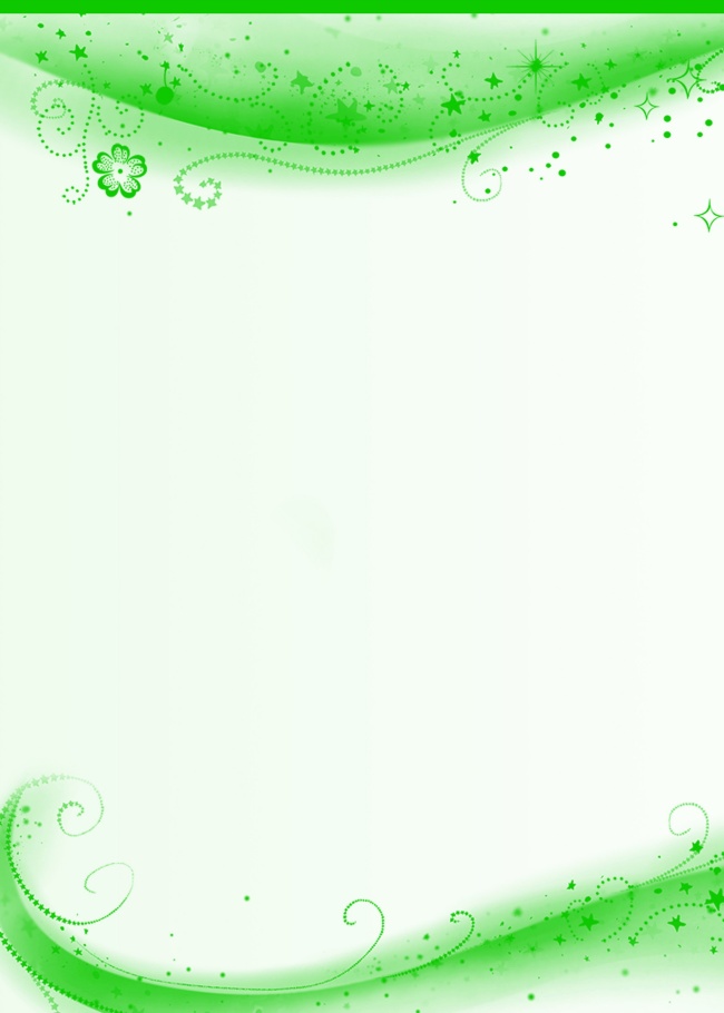 绿色清爽word背景图片