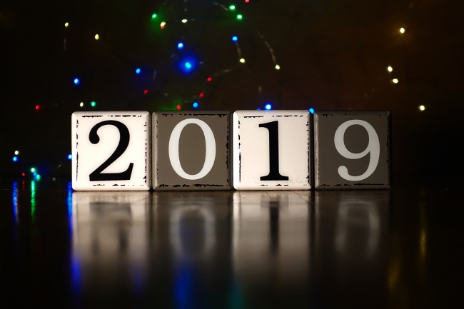 2019新年除夕数字图片