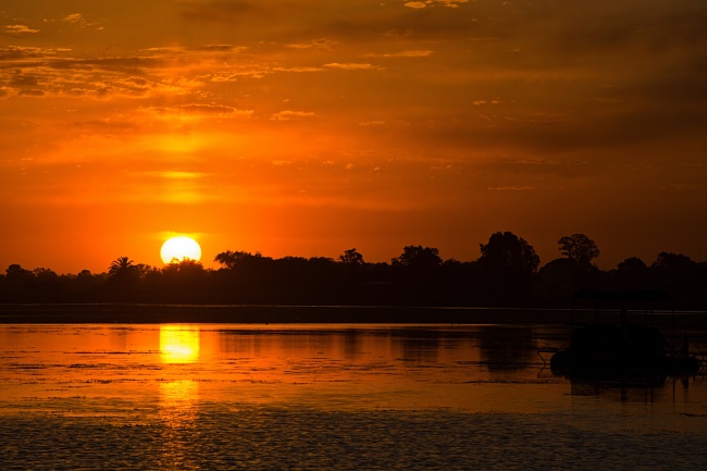 唯美夕阳日落风景图片