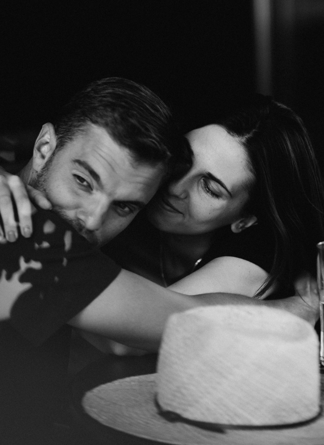 欧美黑白情侣写真图片摄影