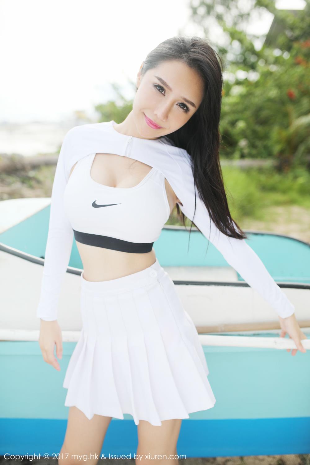 美媛馆性感女神于大小姐美瑜短裙比基尼复出第三套写真