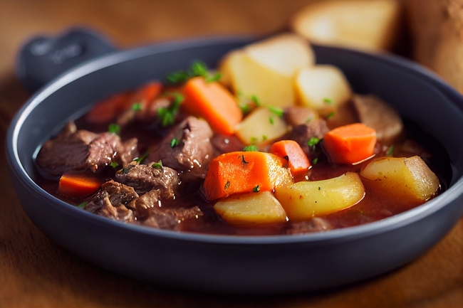 牛肉炖土豆图片