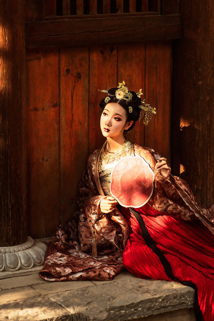 古代小姐古典古装美女清纯图片