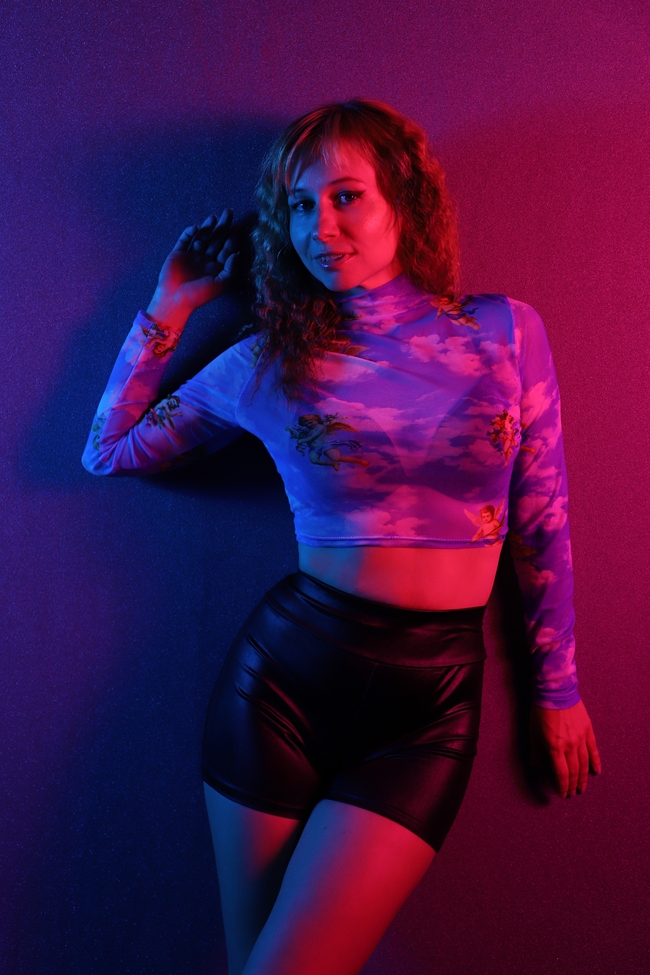 午夜性感透视内衣服装美女人体摄影图片