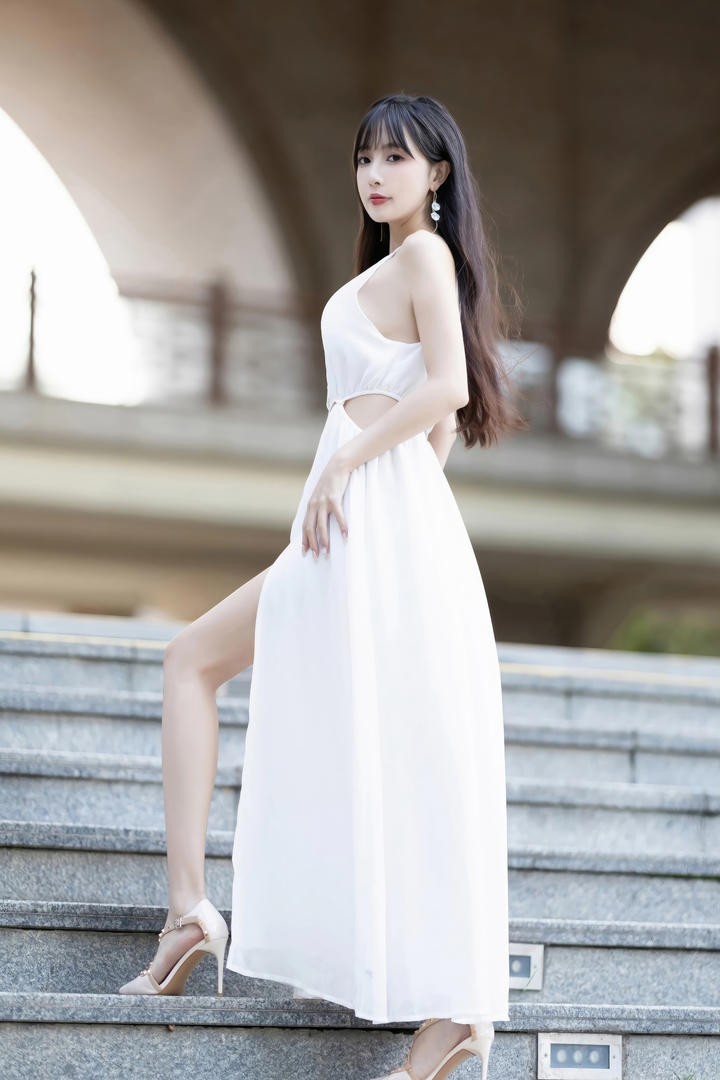 国产3A街拍极品气质美女模特林星阑摄影写真图片