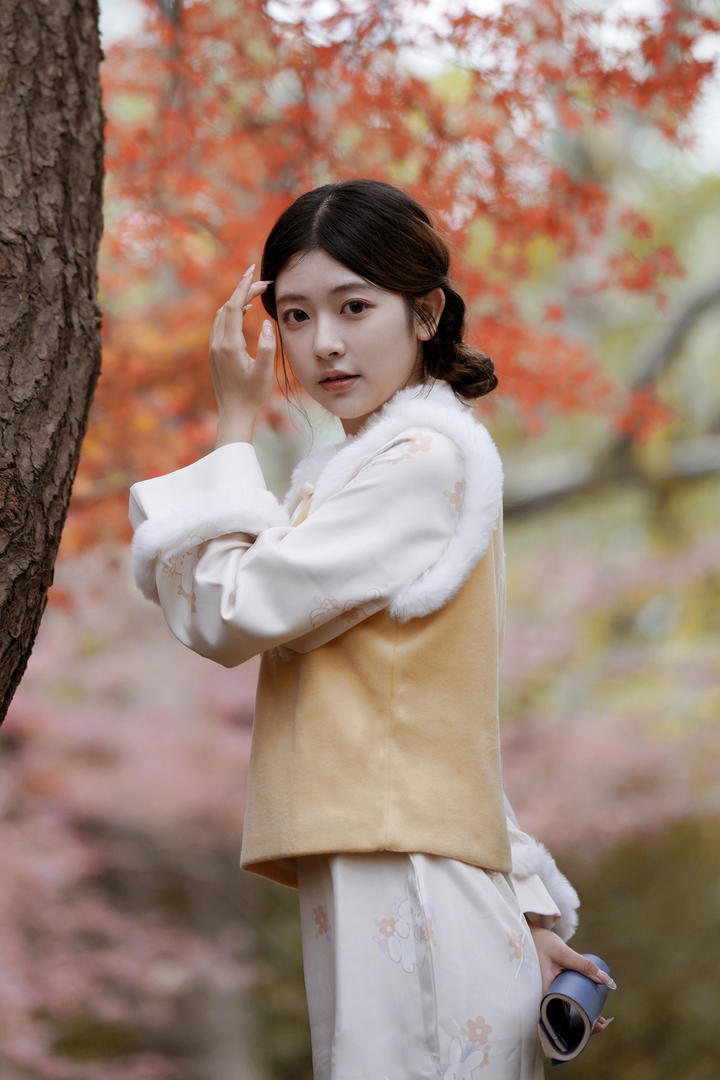 中国古典清纯美女主播高清唯美艺术照大图